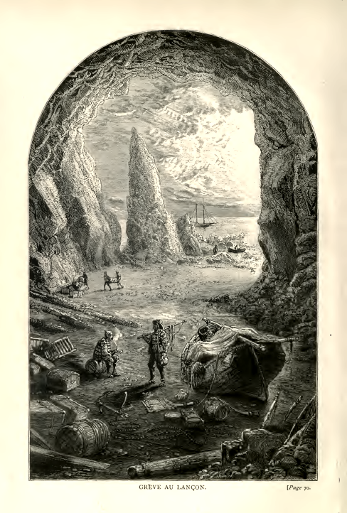 Reproduction d'une gravure figurant en frontispice d'une édition de l'ouvrage de S. G. W. Benjamin intitulé <b><i>The Atlantic Islands as Resort of Health and Pleasure</i></b>