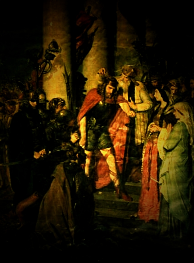 Reproduction d'une œuvre de l'artiste français Jean-François Gigoux - 1806-1894.