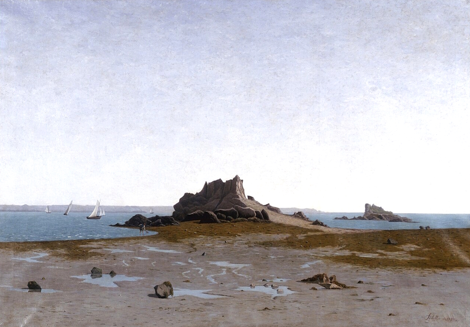  Embouchure du Trieux, Roch-Hir — tableau de Paul Sébillot